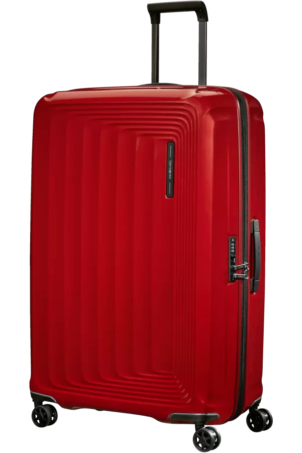 Mala de Viagem Extragrande 81cm Expansível 4 Rodas Vermelho Metálico - Nuon | Samsonite