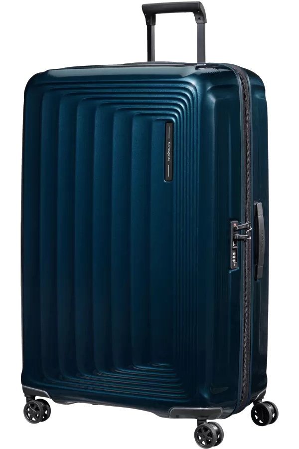 Mala de Viagem Extragrande 81cm Expansível 4 Rodas Azul Metálico - Nuon | Samsonite