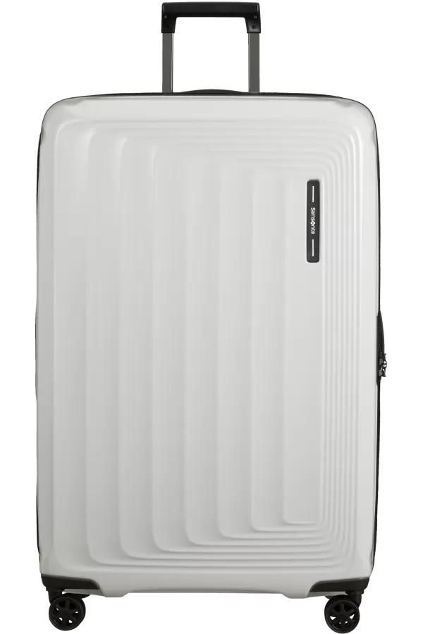 Mala de Viagem Extragrande 81cm Expansível 4 Rodas Branco Metálico - Nuon | Samsonite