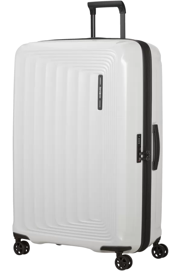 Mala de Viagem Extragrande 81cm Expansível 4 Rodas Branco Metálico - Nuon | Samsonite