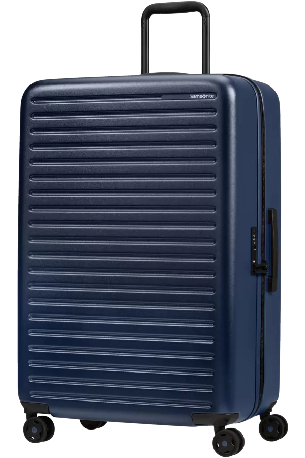 Mala de Viagem Grande 75cm 4 Rodas Azul Marinho - StackD | Samsonite