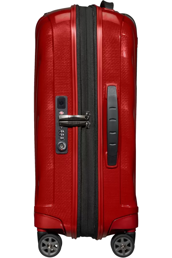 Mala de Cabine 55cm 4 Rodas Expansível Vermelho Chili - C-Lite | Samsonite