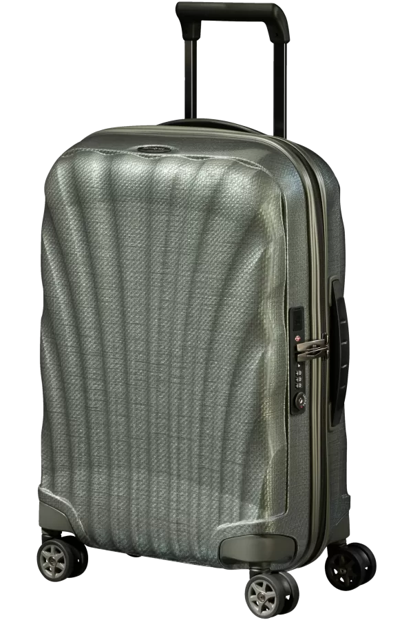 Mala de Cabine 55cm 4 Rodas Expansível Verde Metálico - C-Lite | Samsonite