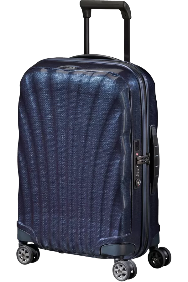 Mala de Cabine 55cm 4 Rodas Expansível Azul Meia-Noite - C-Lite | Samsonite