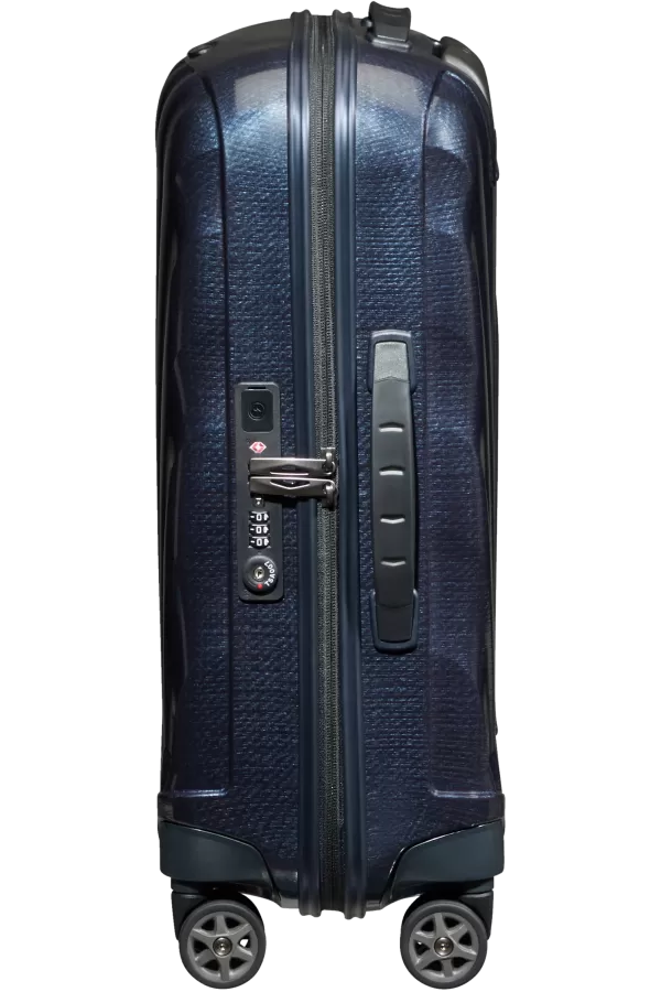 Mala de Cabine 55cm 4 Rodas Expansível Azul Meia-Noite - C-Lite | Samsonite