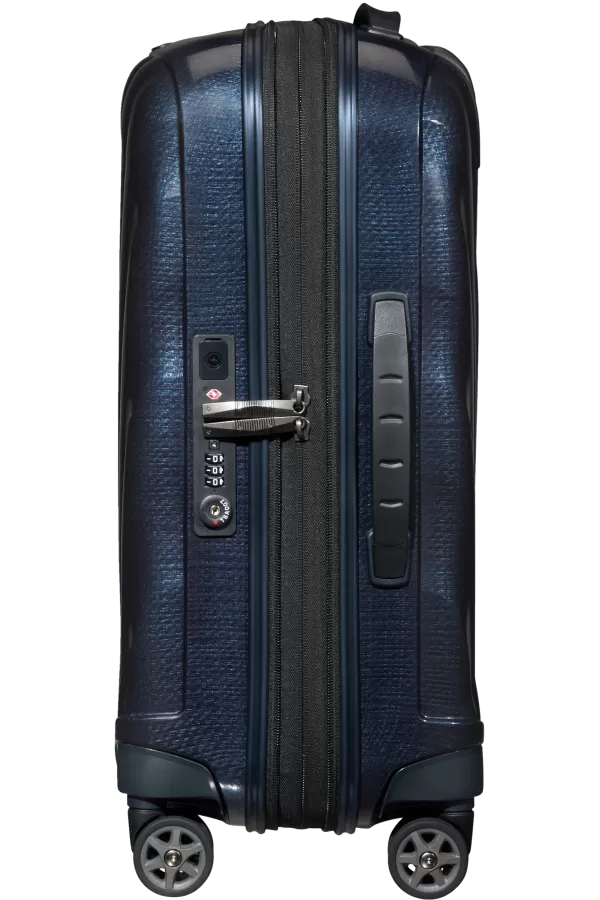 Mala de Cabine 55cm 4 Rodas Expansível Azul Meia-Noite - C-Lite | Samsonite