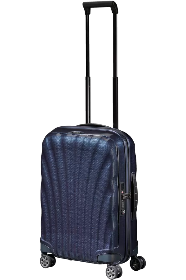 Mala de Cabine 55cm 4 Rodas Expansível Azul Meia-Noite - C-Lite | Samsonite