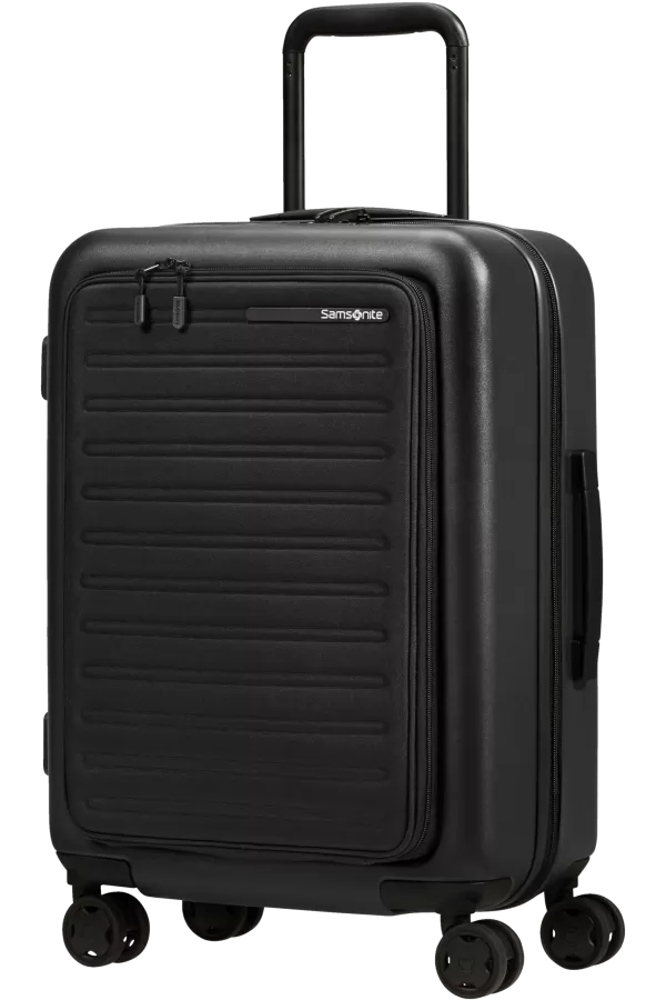 Mala de Cabine 55cm Expansível com Acesso Frontal Preta - StackD | Samsonite