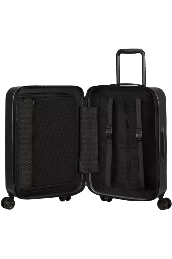 Mala de Cabine 55cm Expansível com Acesso Frontal Preta - StackD | Samsonite