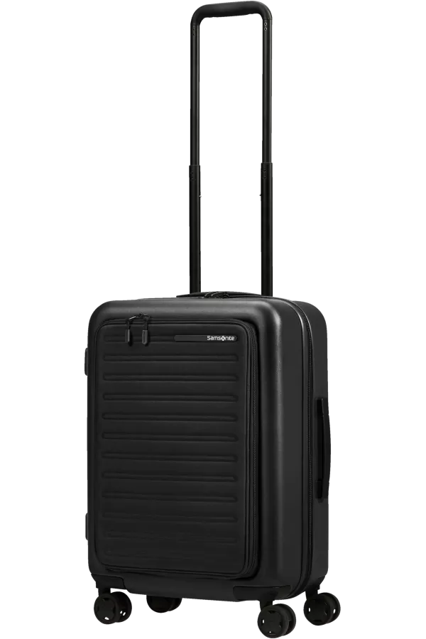 Mala de Cabine 55cm Expansível com Acesso Frontal Preta - StackD | Samsonite