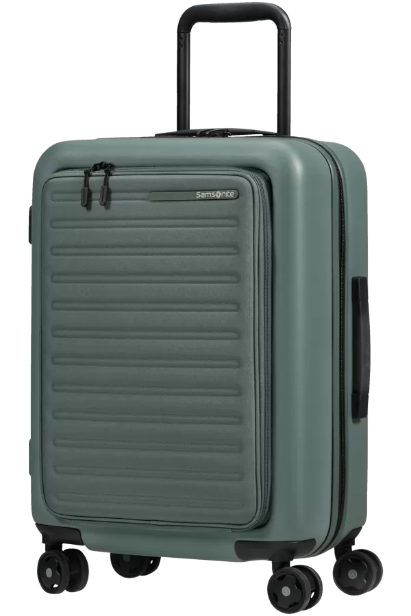 Mala de Cabine 55cm Expansível com Acesso Frontal Verde - StackD | Samsonite