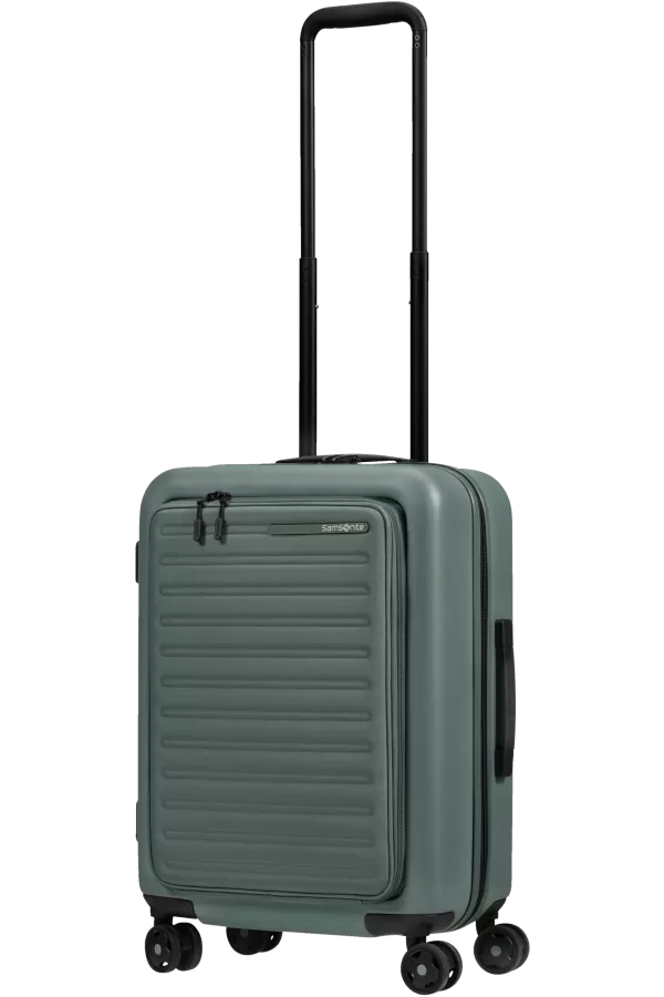 Mala de Cabine 55cm Expansível com Acesso Frontal Verde - StackD | Samsonite