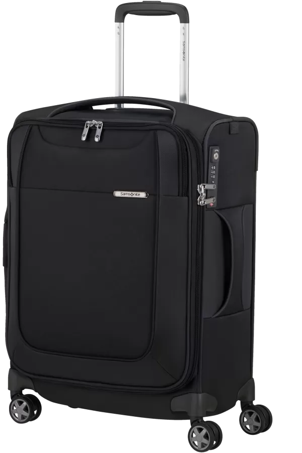 Mala de Cabine 55cm Expansível 4 Rodas Preto - D'Lite | Samsonite