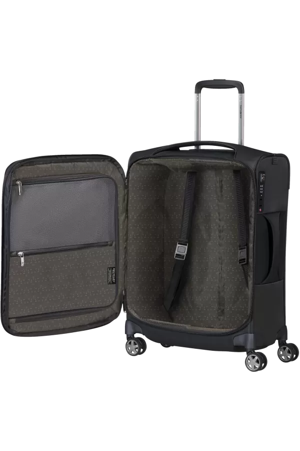 Mala de Cabine 55cm Expansível 4 Rodas Preto - D'Lite | Samsonite