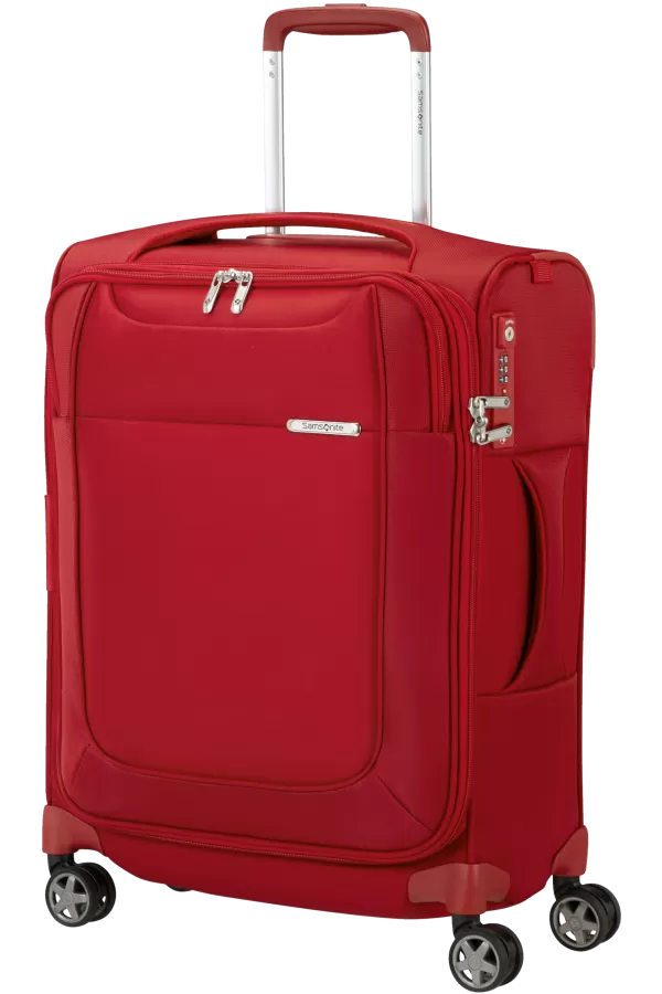 Mala de Cabine 55cm Expansível 4 Rodas Vermelho Chili - D'Lite | Samsonite