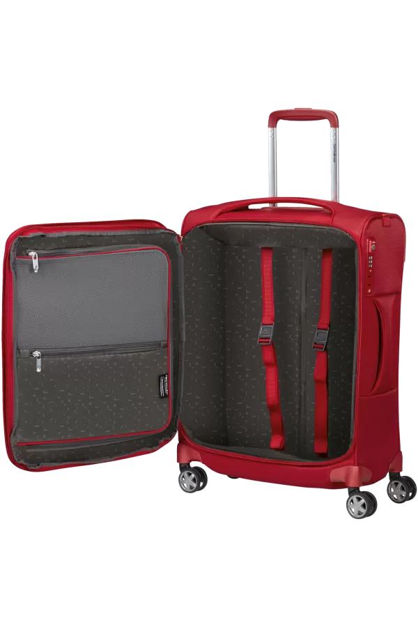 Mala de Cabine 55cm Expansível 4 Rodas Vermelho Chili - D'Lite | Samsonite