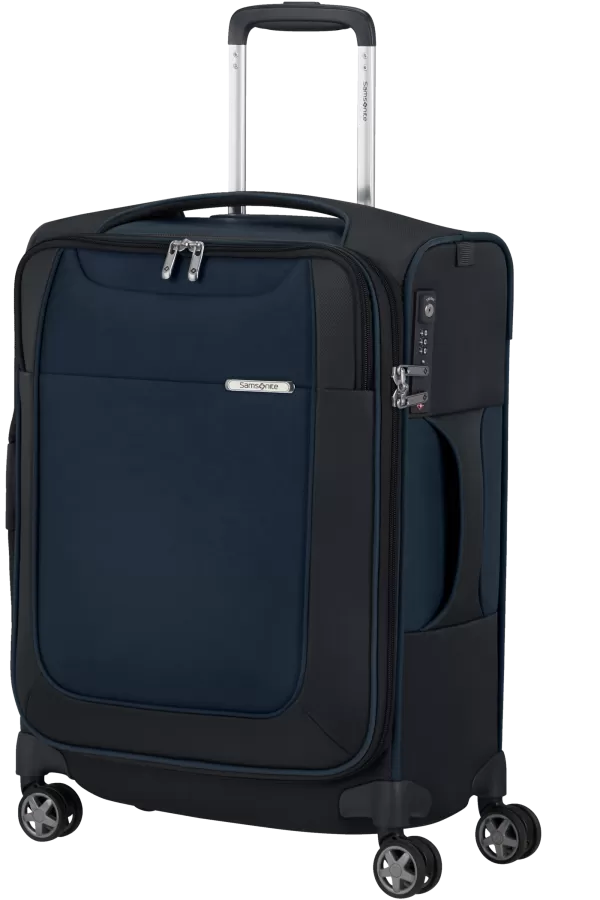 Mala de Cabine 55cm Expansível 4 Rodas Azul Meia-Noite - D'Lite | Samsonite