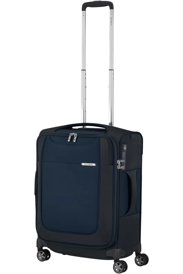 Mala de Cabine 55cm Expansível 4 Rodas Azul Meia-Noite - D'Lite | Samsonite