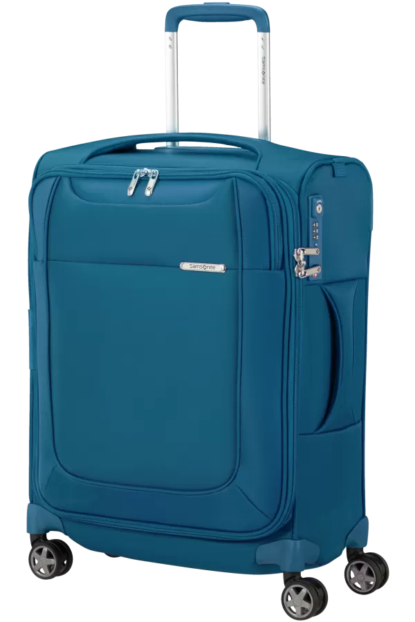 Mala de Cabine 55cm Expansível 4 Rodas Azul Petróleo - D'Lite | Samsonite