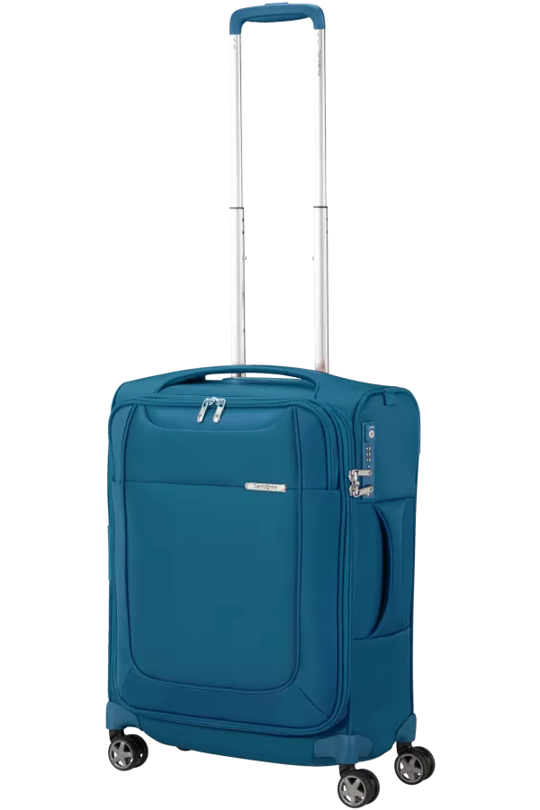 Mala de Cabine 55cm Expansível 4 Rodas Azul Petróleo - D'Lite | Samsonite