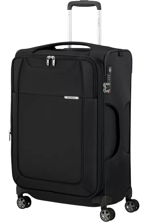 Mala de Viagem Média 63cm Expansível 4 Rodas Preta - D'Lite | Samsonite