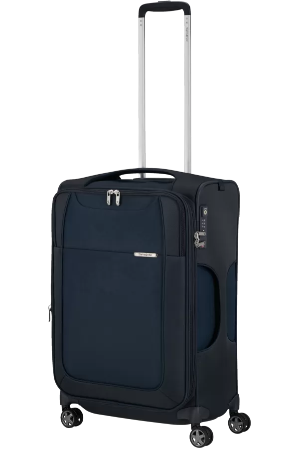 Mala de Viagem Média 63cm Expansível 4 Rodas Azul Meia-Noite - D'Lite | Samsonite