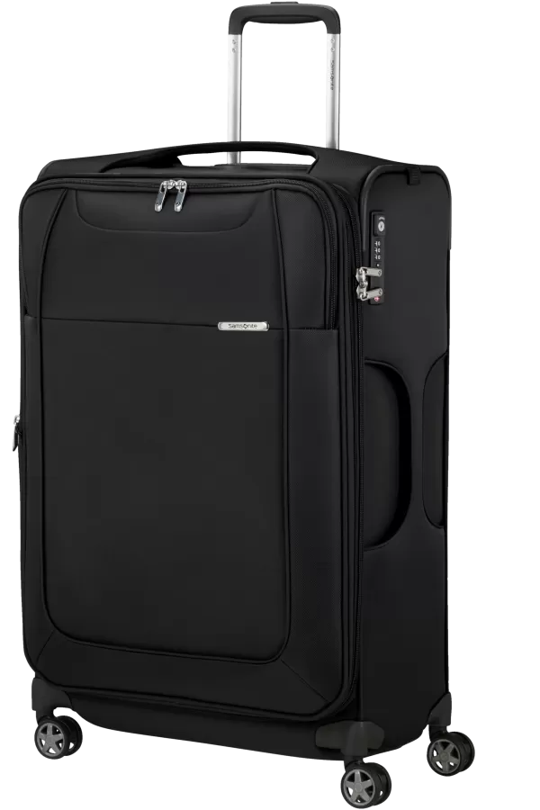 Mala de Viagem Grande 71cm Expansível 4 Rodas Preta - D'Lite | Samsonite