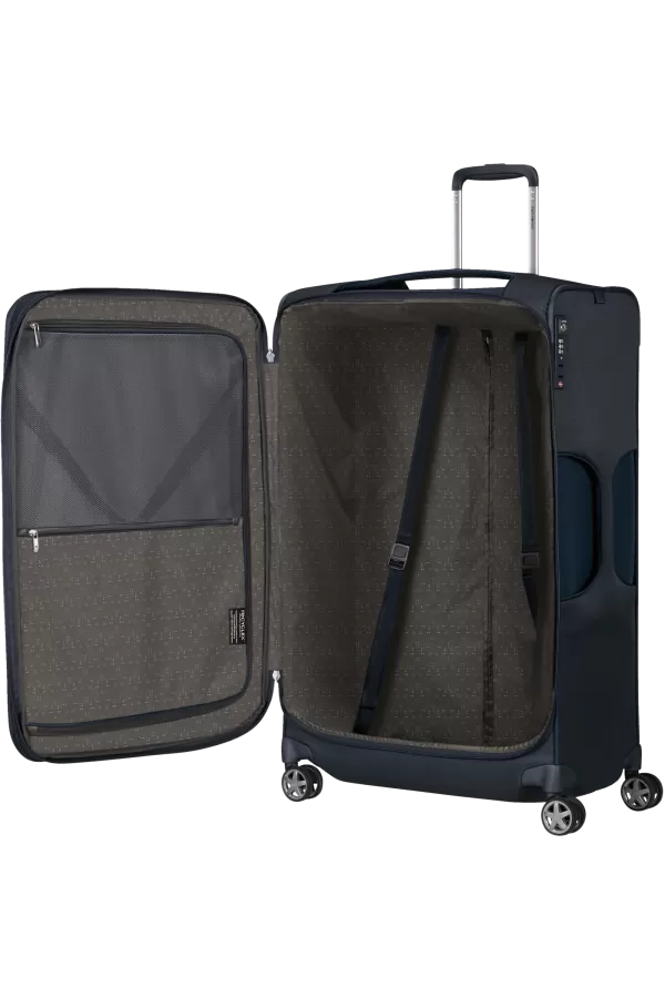 Mala de Viagem Grande 71cm Expansível 4 Rodas Azul Meia-Noite - D'Lite | Samsonite