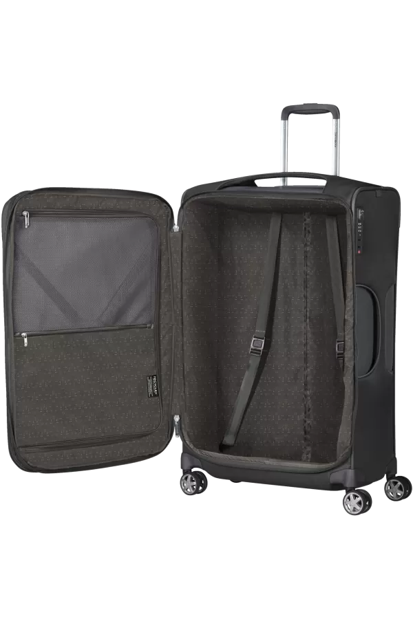 Mala de Viagem Grande 71cm Expansível 4 Rodas Cinza Esverdeado - D'Lite | Samsonite