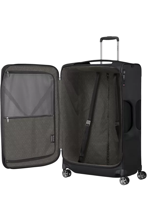 Mala de Viagem Grande 78cm Expansível 4 Rodas Preta - D'Lite | Samsonite