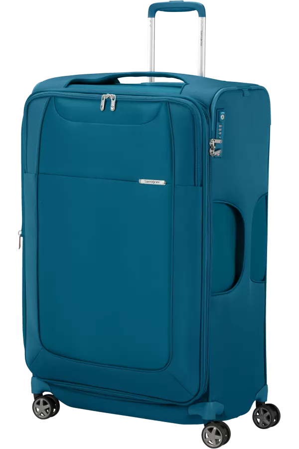 Mala de Viagem Grande 78cm Expansível 4 Rodas Azul Petróleo - D'Lite | Samsonite