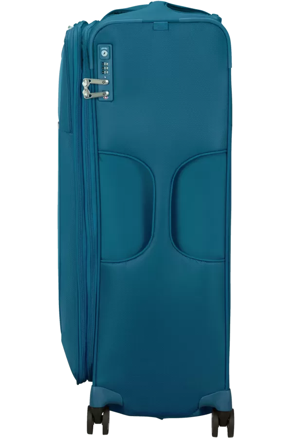 Mala de Viagem Grande 78cm Expansível 4 Rodas Azul Petróleo - D'Lite | Samsonite