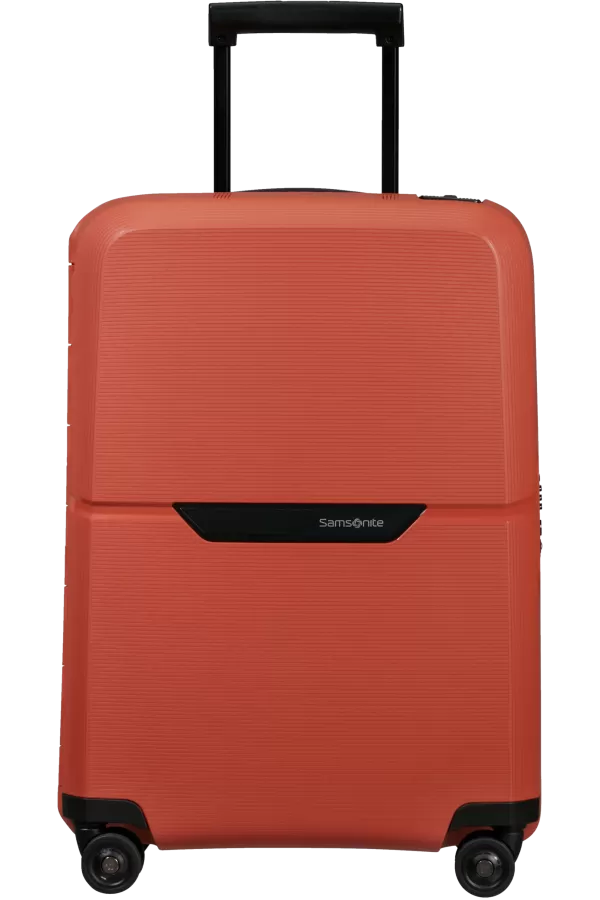 Mala de Cabine 55cm 4 Rodas Laranja Bordo - Magnum Eco | Samsonite