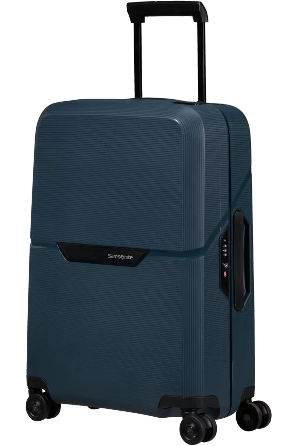 Mala de Cabine 55cm 4 Rodas Azul Meia-Noite - Magnum Eco | Samsonite