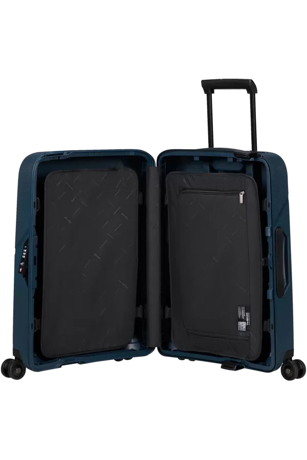 Mala de Cabine 55cm 4 Rodas Azul Meia-Noite - Magnum Eco | Samsonite