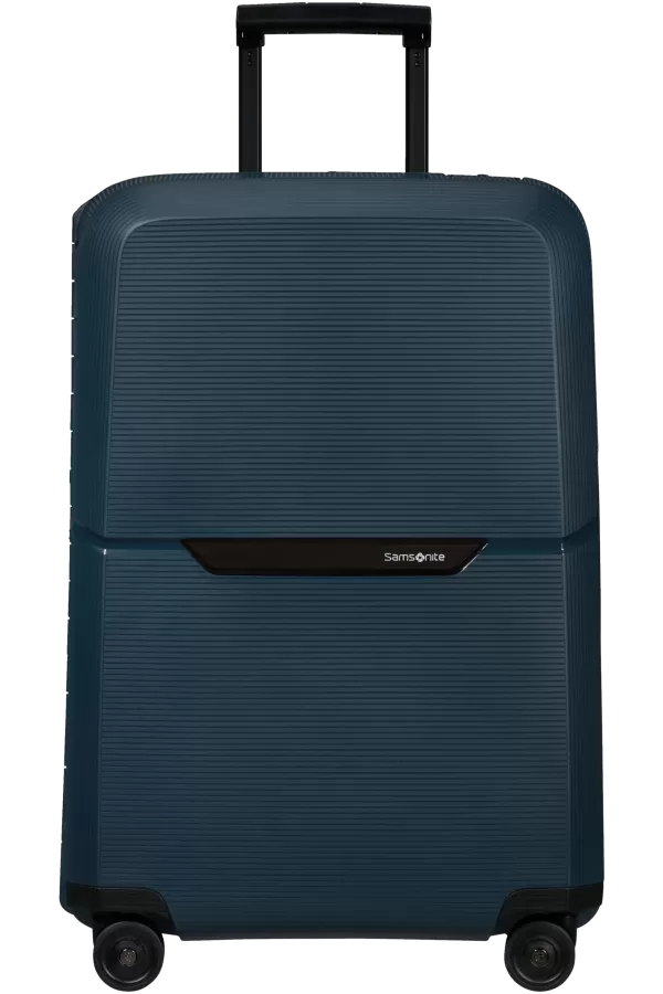 Mala de Viagem Média 69cm 4 Rodas Azul Meia-Noite - Magnum Eco | Samsonite