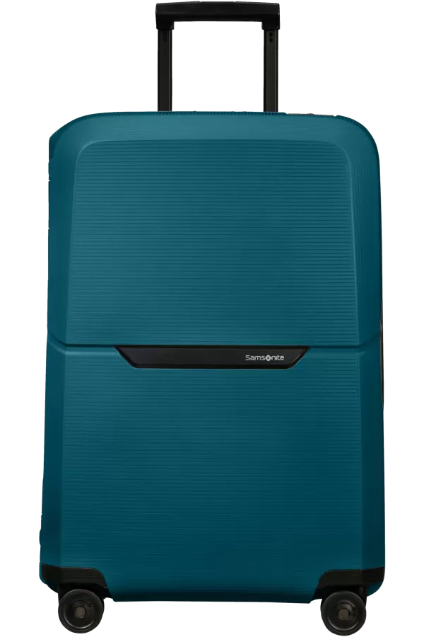 Mala de Viagem Média 69cm 4 Rodas Azul Petróleo - Magnum Eco | Samsonite