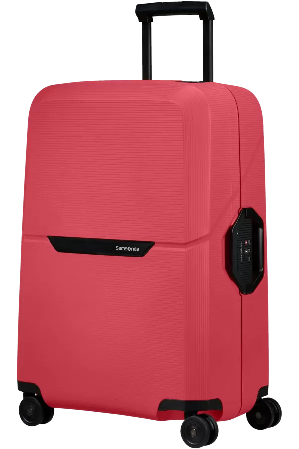 Mala de Viagem Média 69cm 4 Rodas Gerânio Vermelho - Magnum Eco | Samsonite