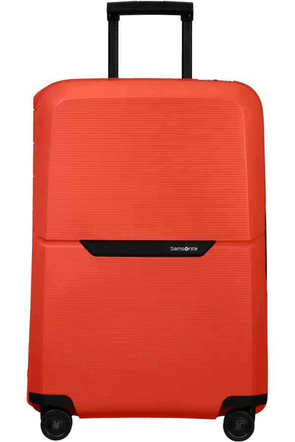 Mala de Viagem Média 69cm 4 Rodas Laranja Brilhante - Magnum Eco | Samsonite