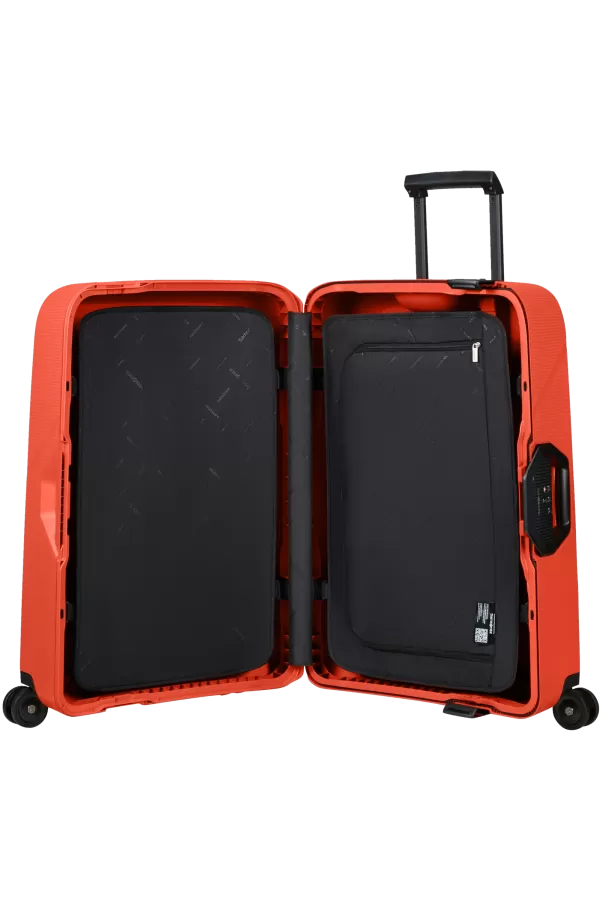 Mala de Viagem Média 69cm 4 Rodas Laranja Brilhante - Magnum Eco | Samsonite