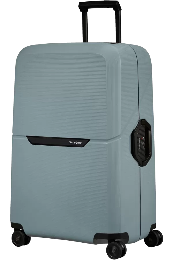 Mala de Viagem Grande 75cm 4 Rodas Azul Gelo - Magnum Eco | Samsonite