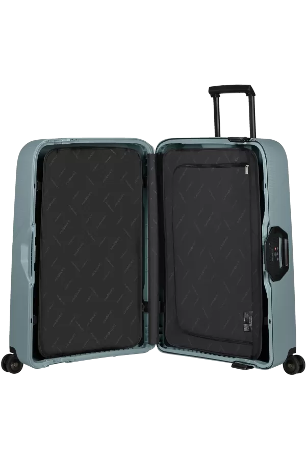 Mala de Viagem Grande 75cm 4 Rodas Azul Gelo - Magnum Eco | Samsonite