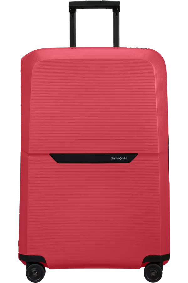 Mala de Viagem Grande 75cm 4 Rodas Gerânio Vermelho - Magnum Eco | Samsonite