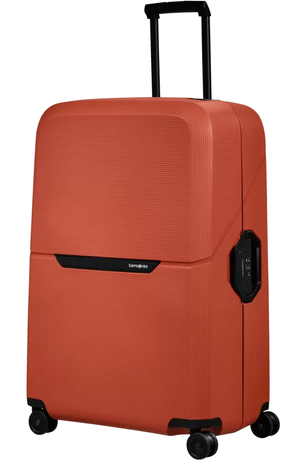 Mala de Viagem Extragrande 81cm 4 Rodas Laranja Bordo - Magnum Eco | Samsonite