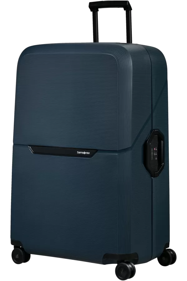 Mala de Viagem Extragrande 81cm 4 Rodas Azul Meia-Noite - Magnum Eco | Samsonite