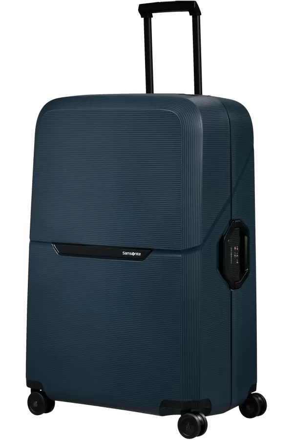 Mala de Viagem Extragrande 81cm 4 Rodas Azul Meia-Noite - Magnum Eco | Samsonite