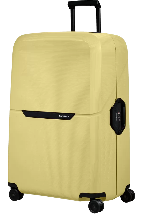 Mala de Viagem Extragrande 81cm 4 Rodas Amarelo Pastel - Magnum Eco | Samsonite
