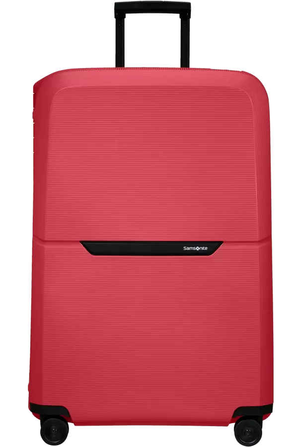 Mala de Viagem Extragrande 81cm 4 Rodas Gerânio Vermelho - Magnum Eco | Samsonite