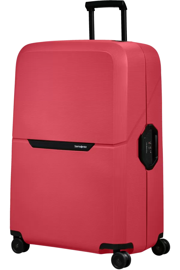 Mala de Viagem Extragrande 81cm 4 Rodas Gerânio Vermelho - Magnum Eco | Samsonite