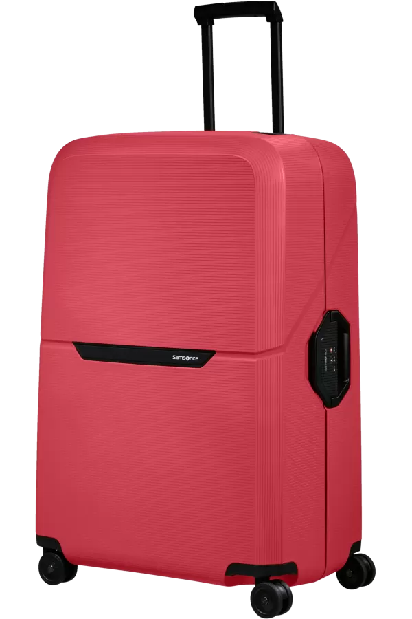 Mala de Viagem Extragrande 81cm 4 Rodas Gerânio Vermelho - Magnum Eco | Samsonite